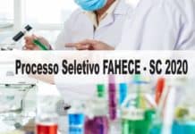 Processo Seletivo FAHECE - SC 2020