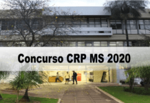 Concurso CRP MS 2020